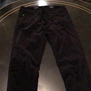 Skinny velvet pants